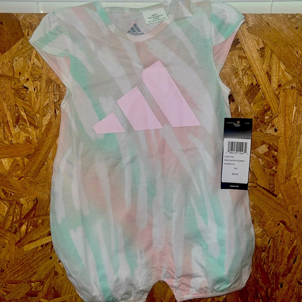 Brand new!!!! Baby girl 12 month tye dye romper